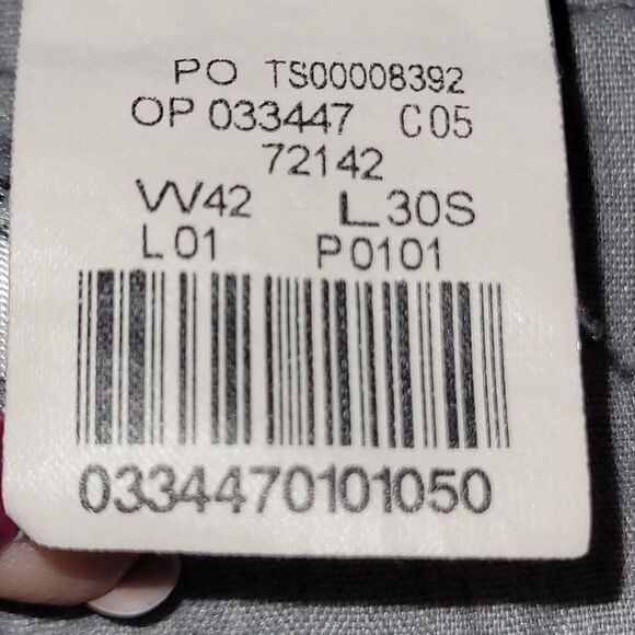 Travelsmith Pants Mens 42x30S Gray Cotton Denim Jeans Workwear Casual - Picture 9 of 10